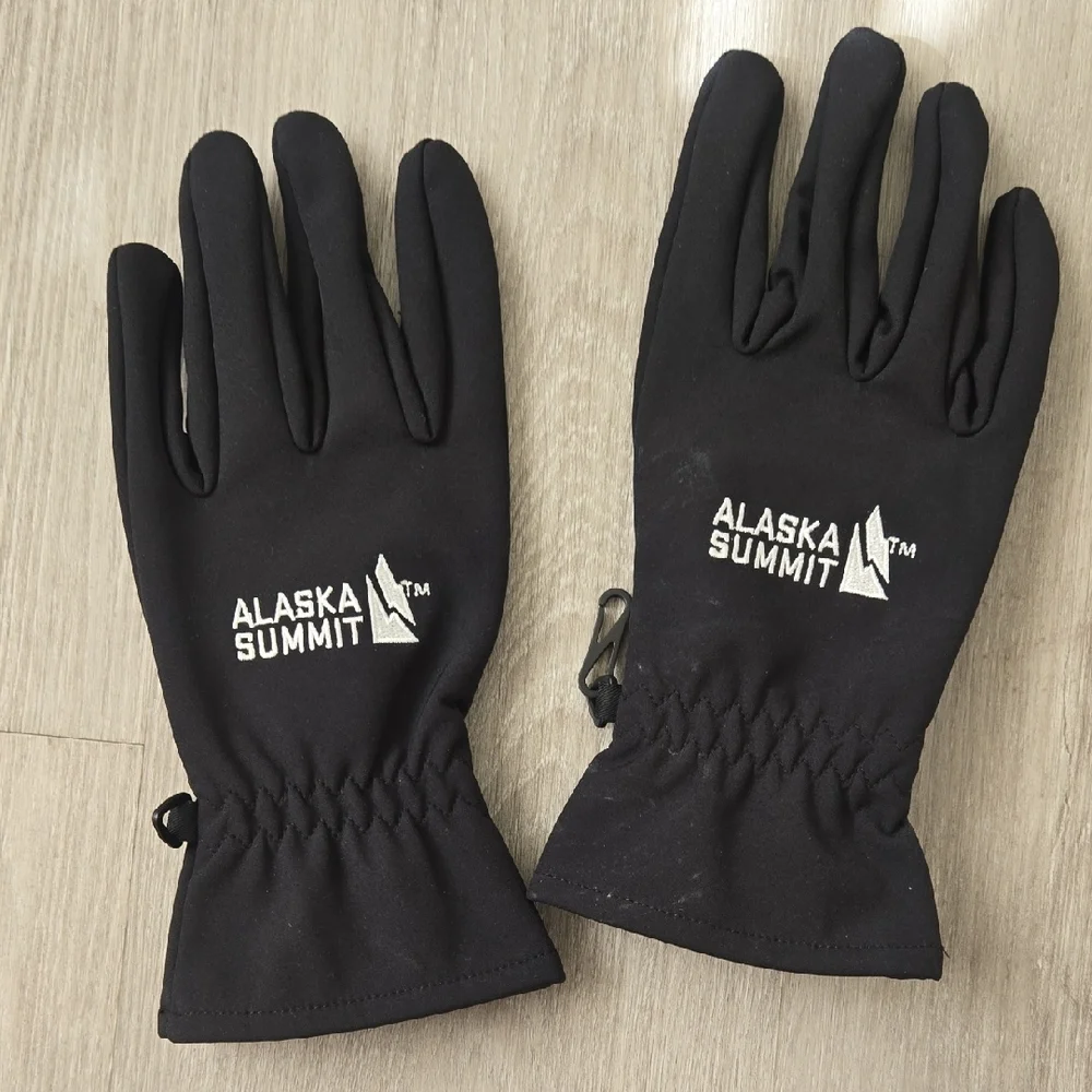 Alaska Summit Light & Thin Black Gloves